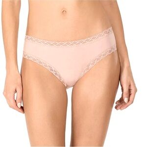 Natori Bliss Lace-Trim Cotton Brief